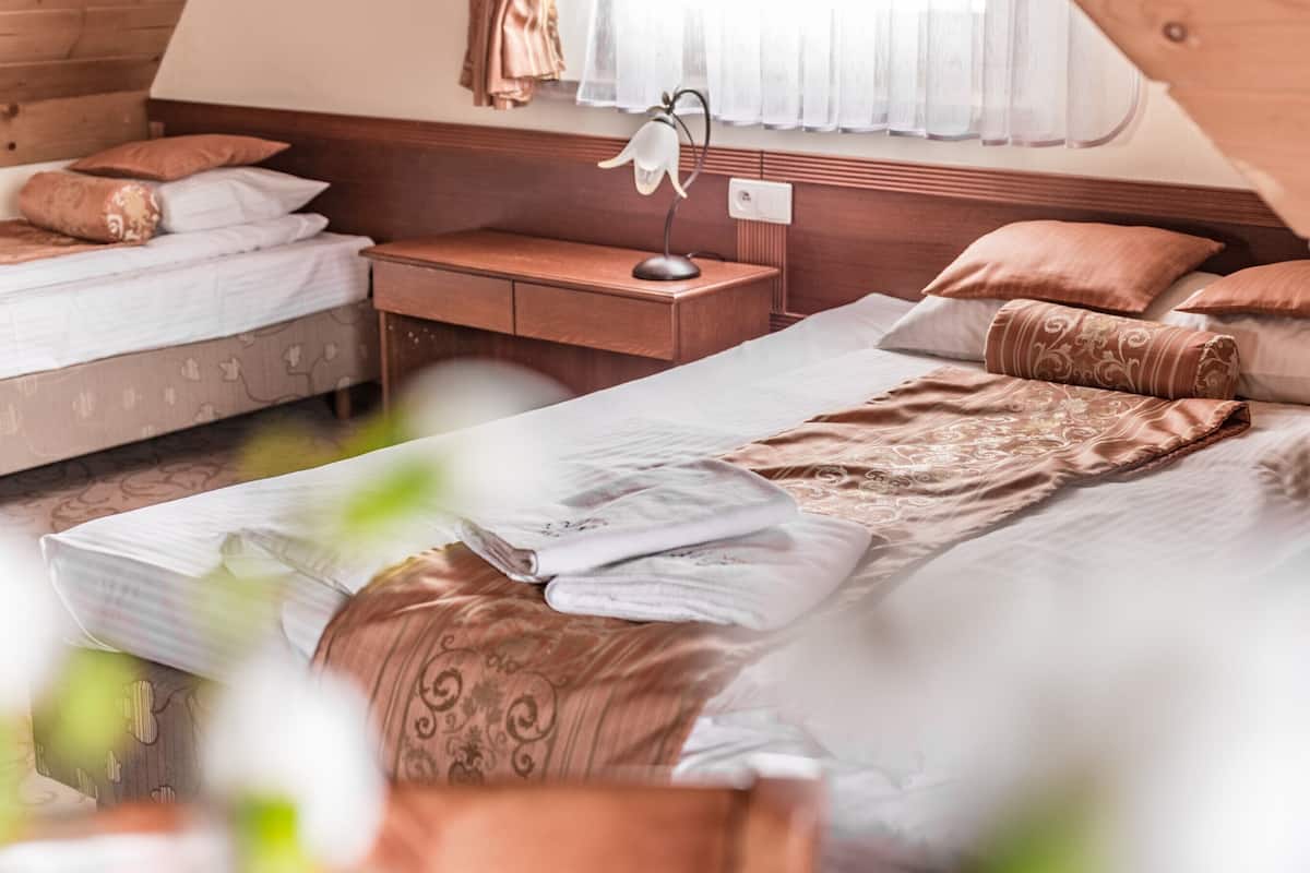 Habitación cuádruple clásica | Espacio para trabajar con un portátil y wifi gratis