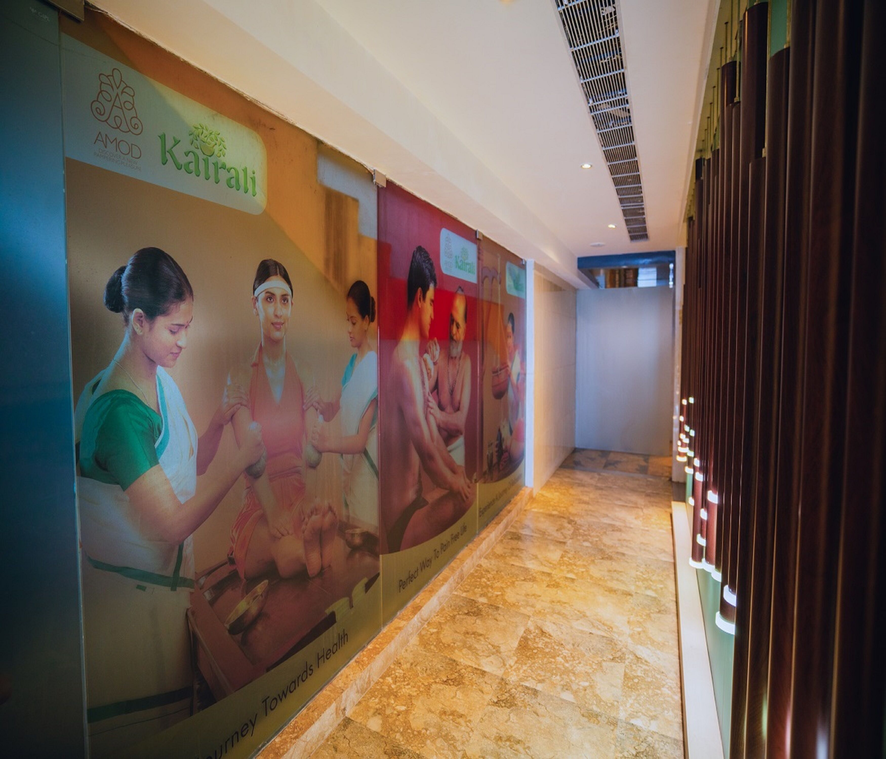 sauna, steam room, body scrubs, facials, ayurvedic treatments