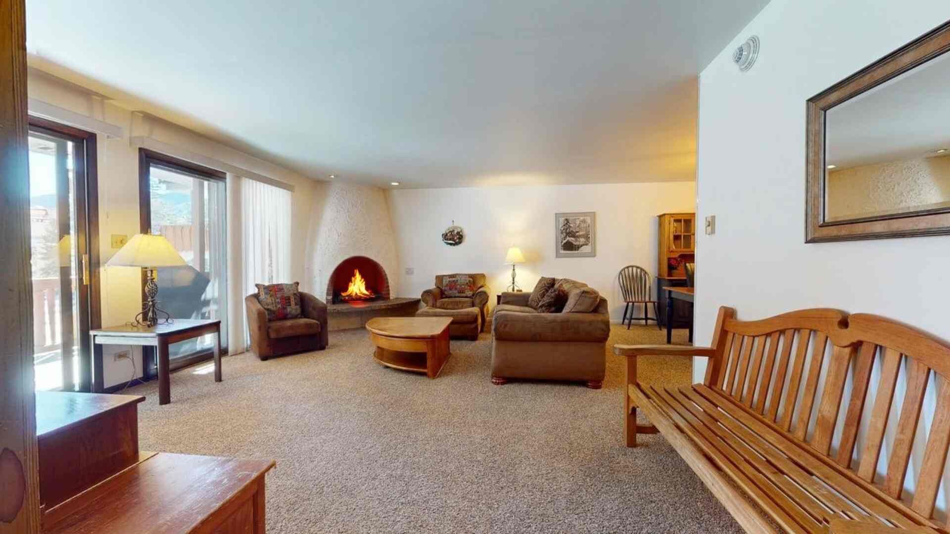 Condo, Fireplace (Enzian 115) | Living area