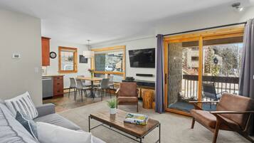 TV, fireplace, DVD player