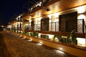 Front of property - evening/night