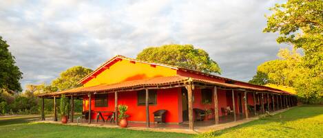 Voorkant van accommodatie