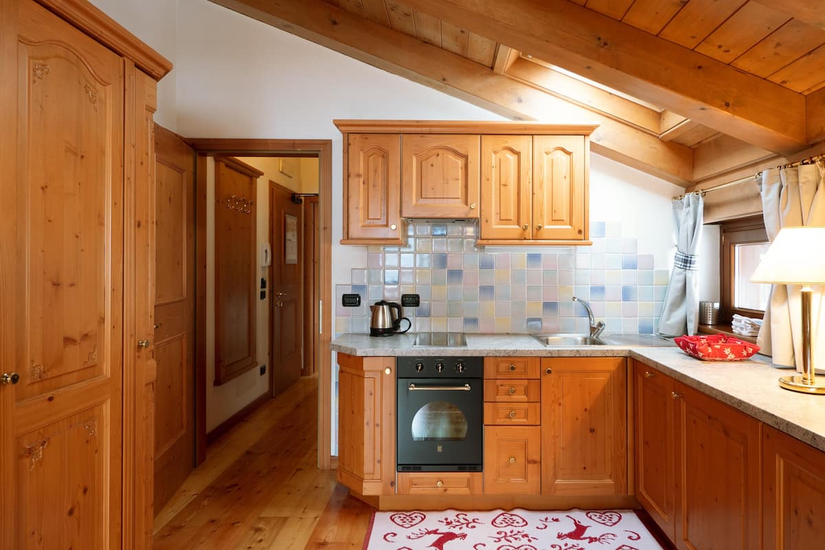 junior suite, mountain view | private kitchen