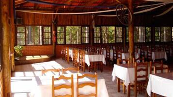 Breakfast, lunch, dinner served; Brazilian cuisine