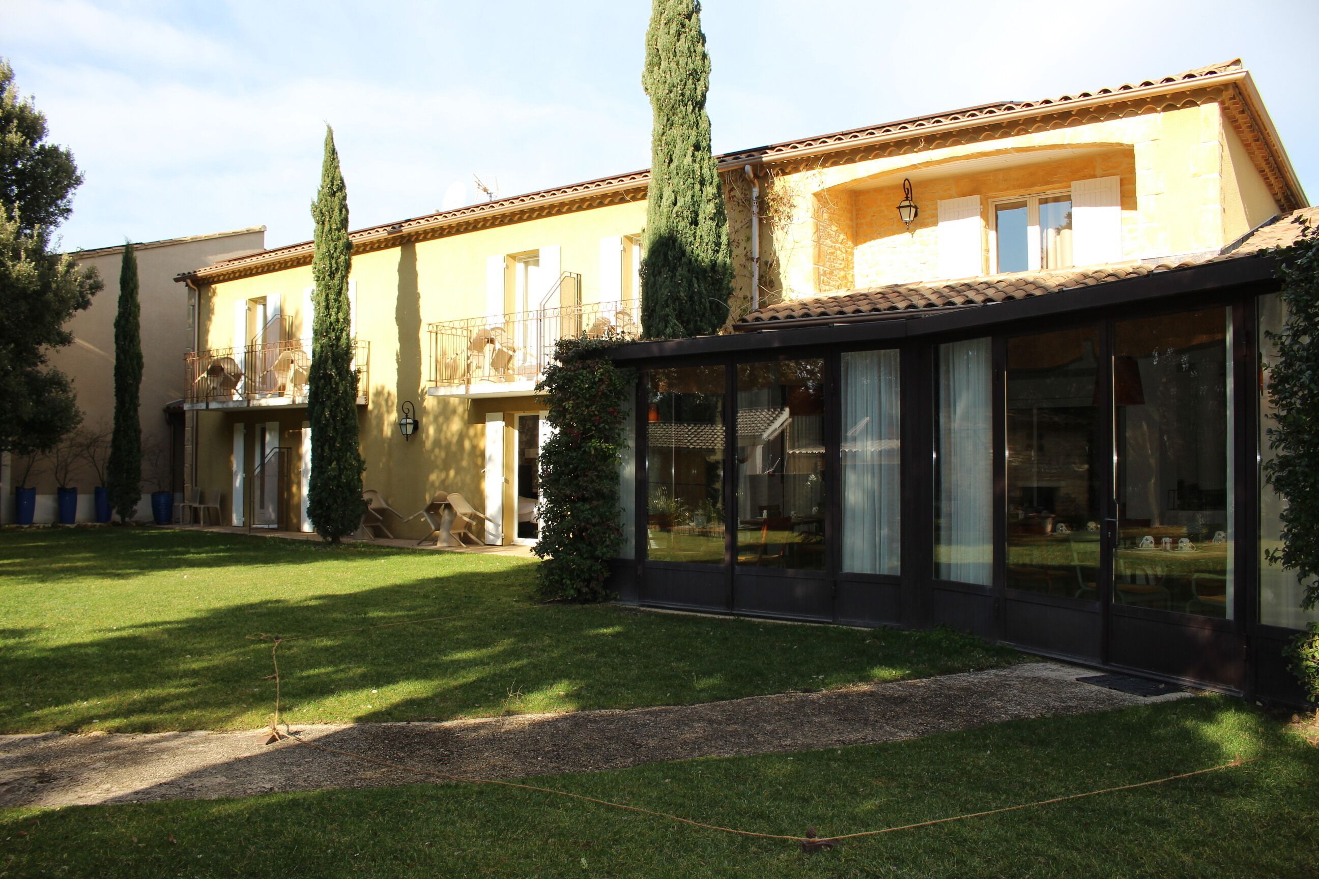 Façade de l’hébergement