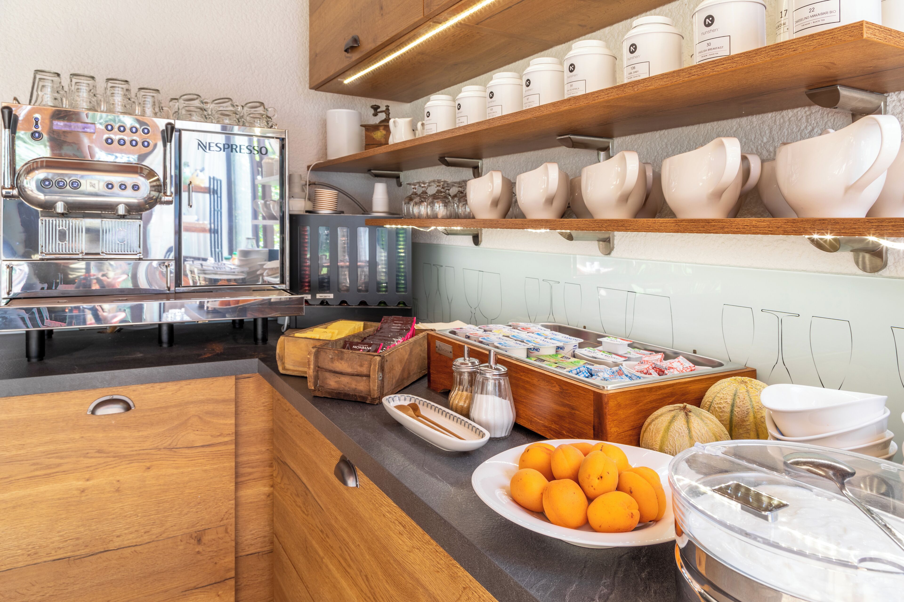 daily buffet breakfast (eur 18 per person)