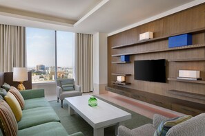 Chambre luxueuse, 2 chambres | Literie de qualité, couette en duvet, minibar