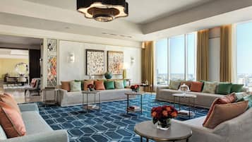 Royal Suite, 3 Bedrooms | Premium bedding, down comforters, minibar, in-room safe