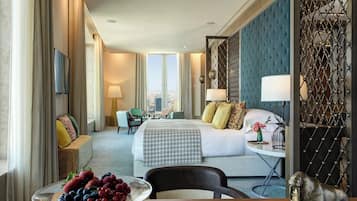 Svit Royal - 3 sovrum | Sängtillbehör av högsta kvalitet, duntäcken och minibar