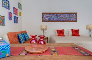 Living room - Casa los Arquitos (Oaxaca)
