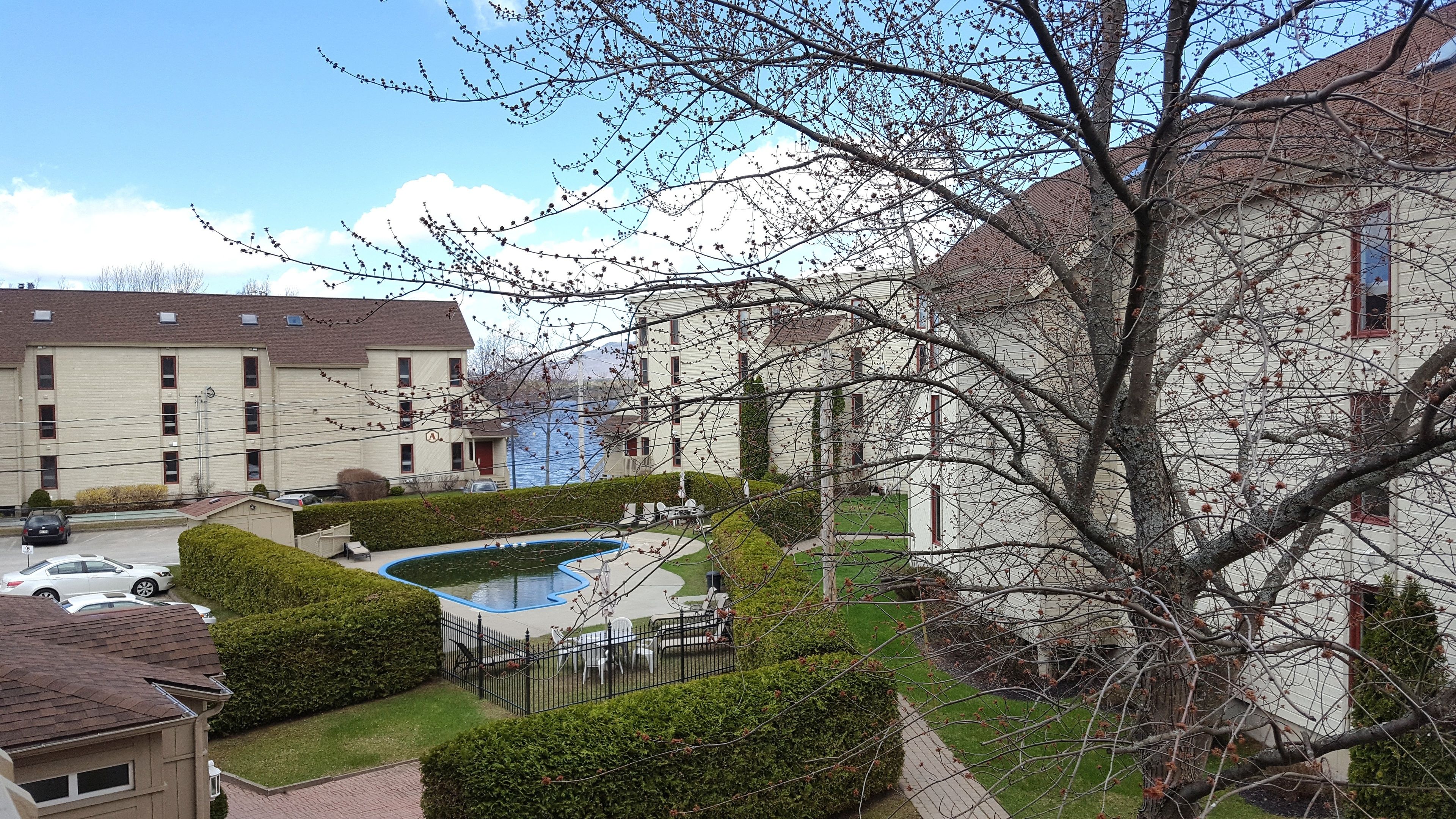 Blick von der Unterkunft