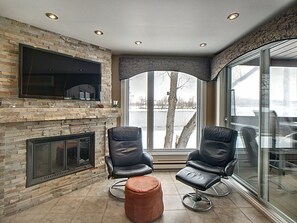 Apartment, 1 Schlafzimmer, Bergblick | Wohnbereich