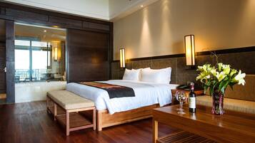 Superior Double Room, 1 Bedroom, Balcony, River View | Minibar, in-room safe, desk, blackout curtains