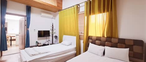 Deluxe Apartment, 3 Bedrooms | Premium bedding, minibar, desk, soundproofing