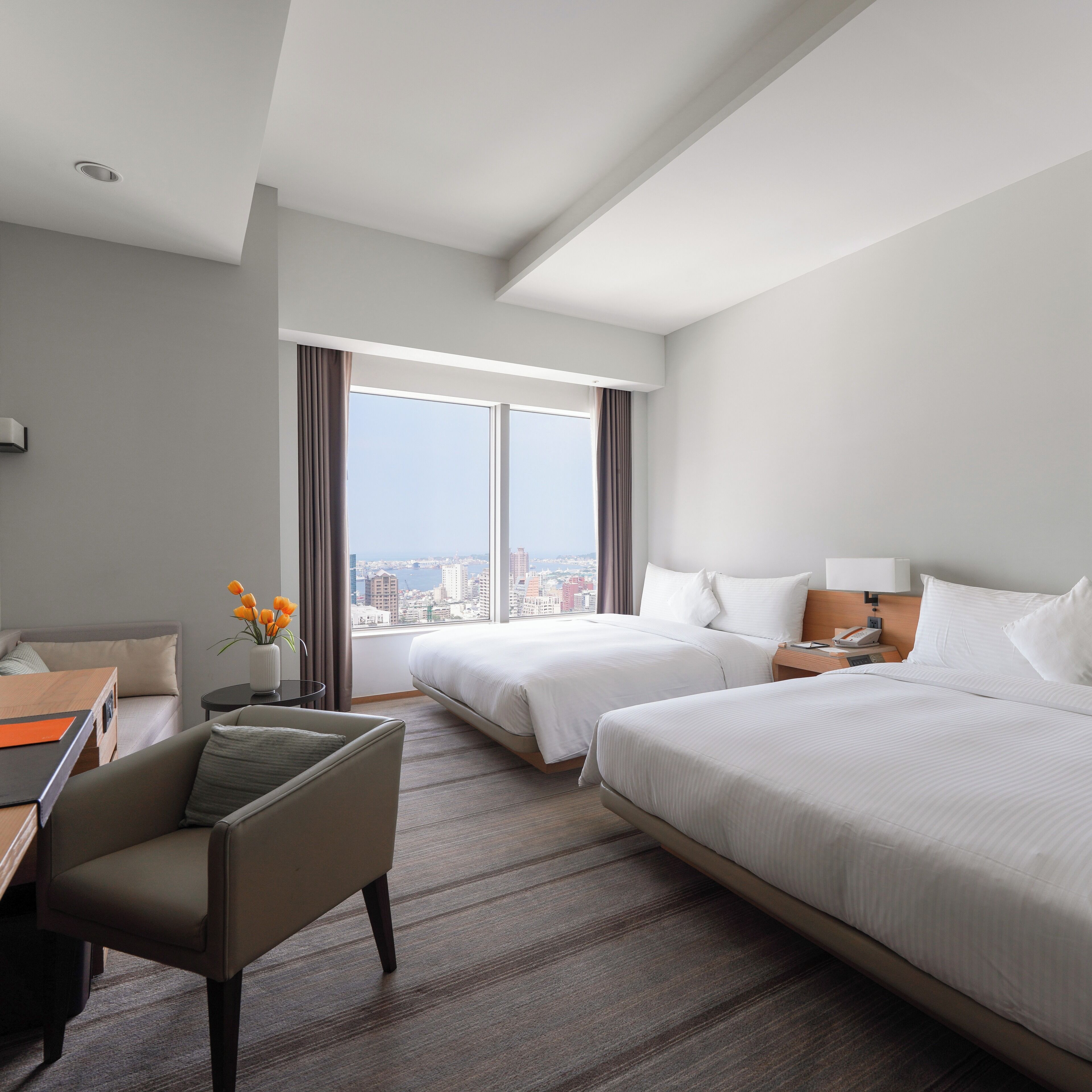 cozzi king bed room | down duvets, in-room safe, desk, blackout curtains