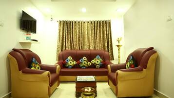 Coin salon dans le hall