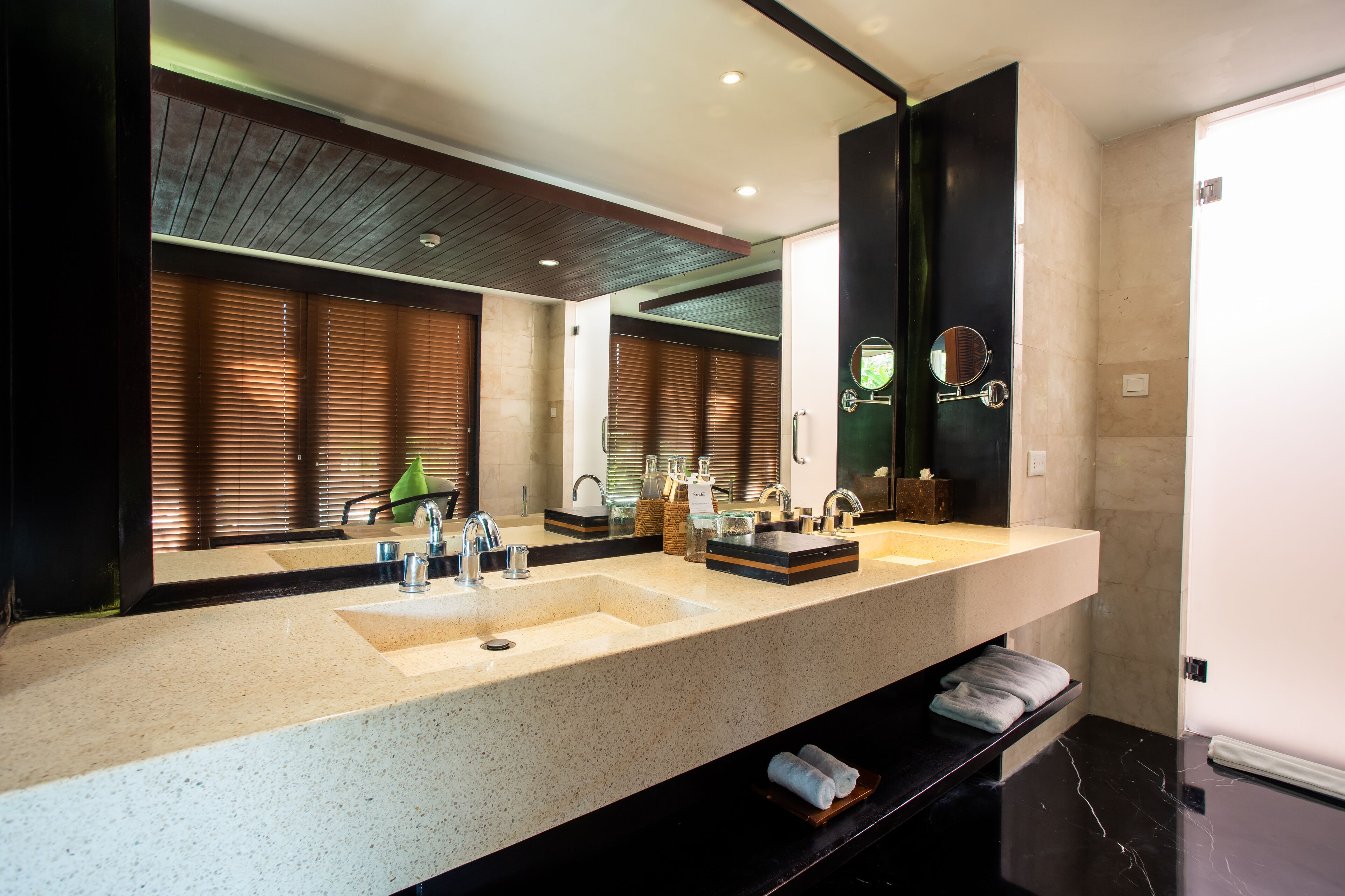 garden private pool villa (free entrance to bali zoo) | bathroom | separate bathtub and shower, free toiletries, hair dryer, slippers