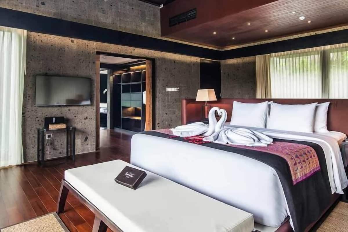 1 dormitorio, ropa de cama de alta calidad, minibar y caja fuerte