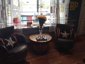 Lobby sitting area - Tallbacken Camping (Vannas)
