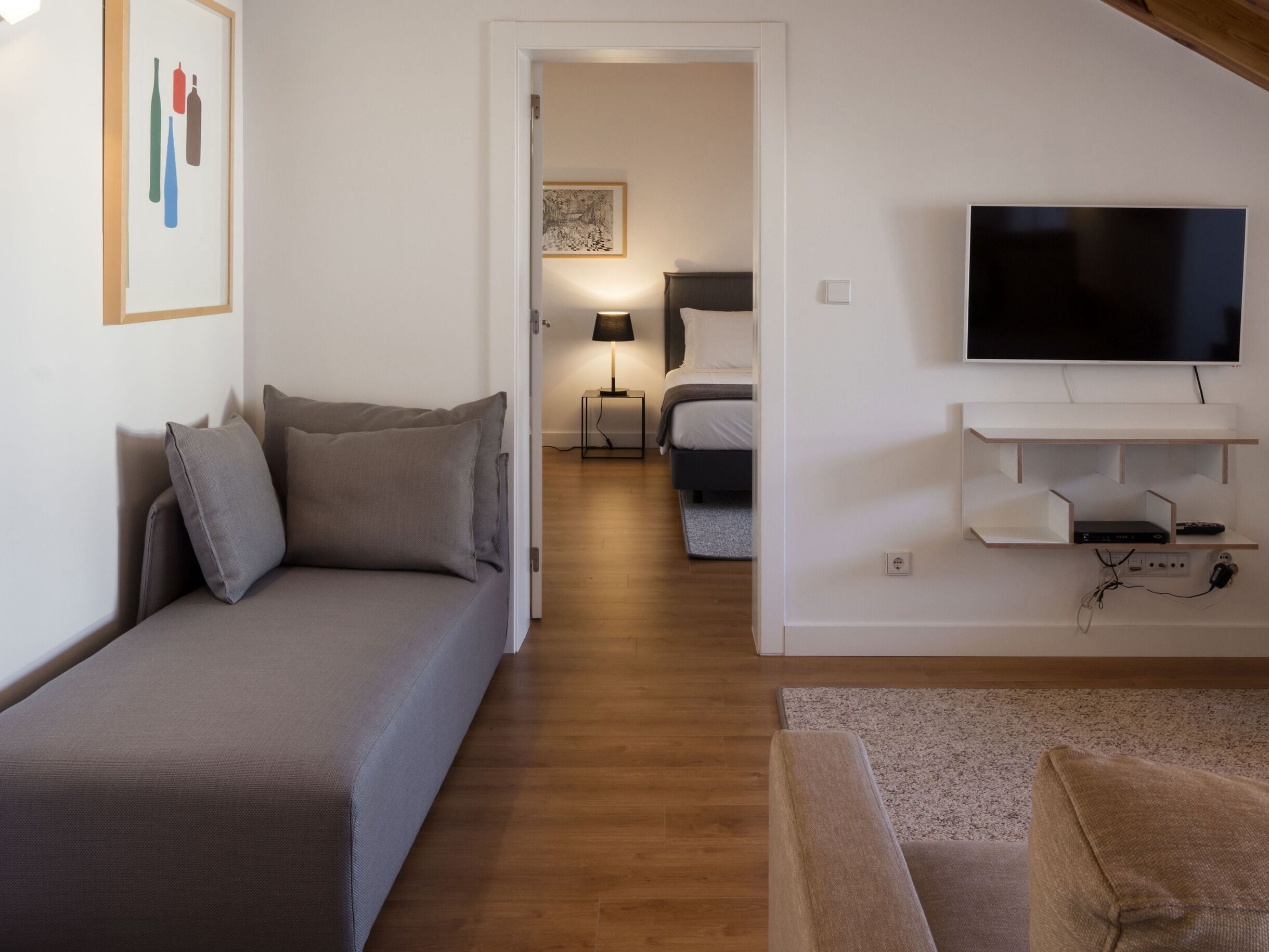 Appartement, 2 chambres | Coin séjour