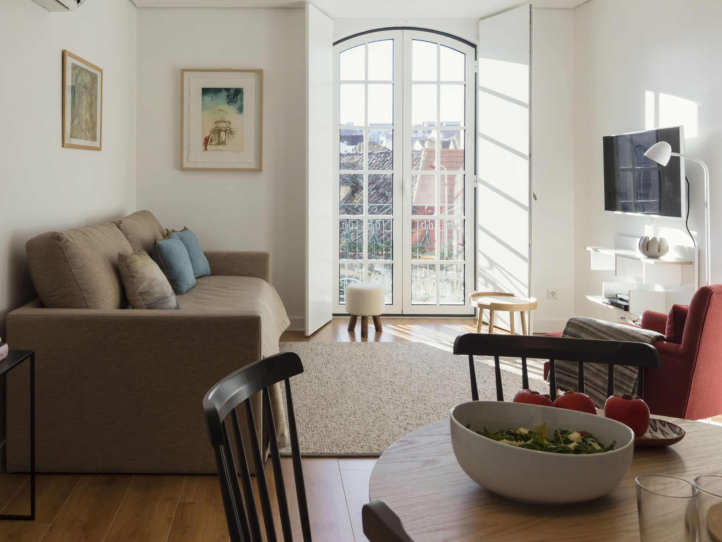 Appartement, 1 chambre | Coin séjour | Télévision à écran plat de 43 pouces avec chaînes par câble, télévision