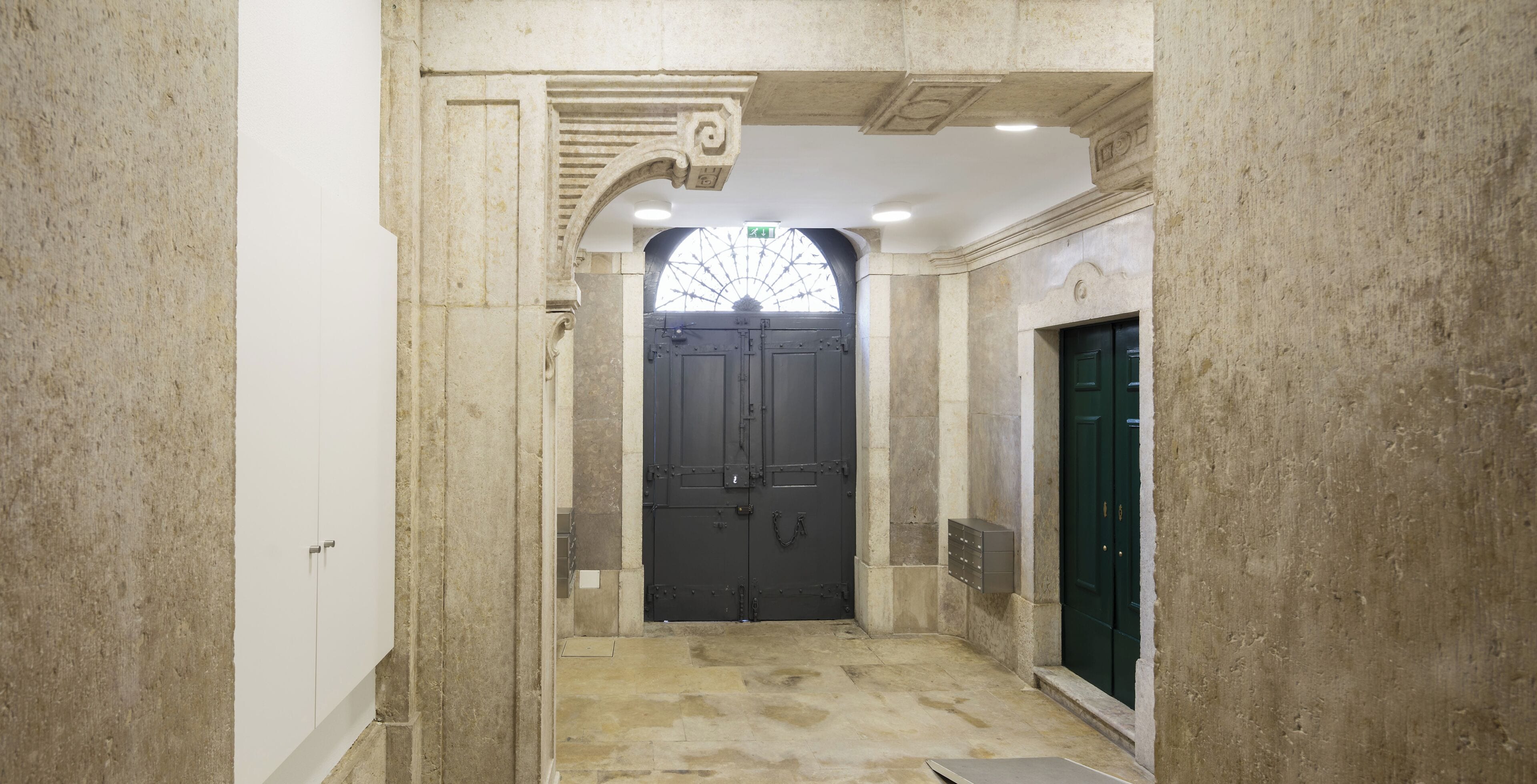 Interior entrance
