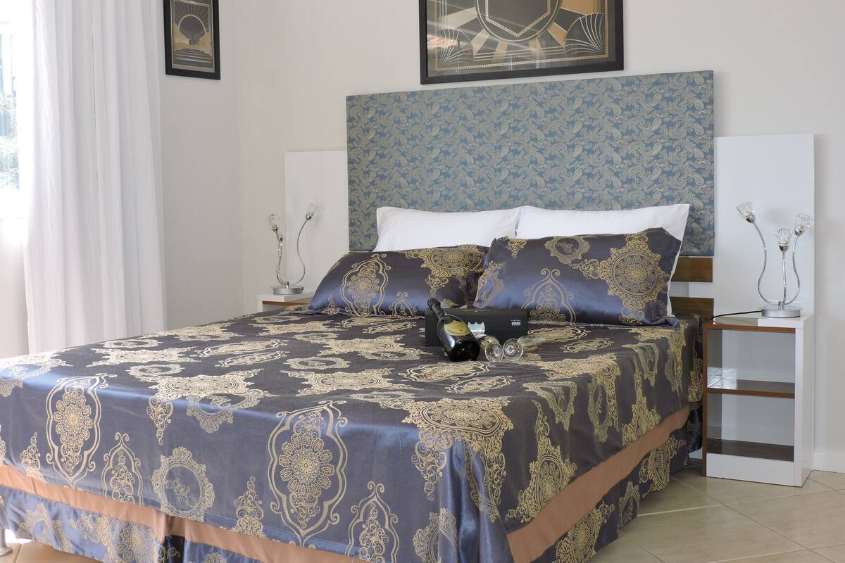 Cadar kapas Mesir, peralatan tempat tidur premium, bar mini
