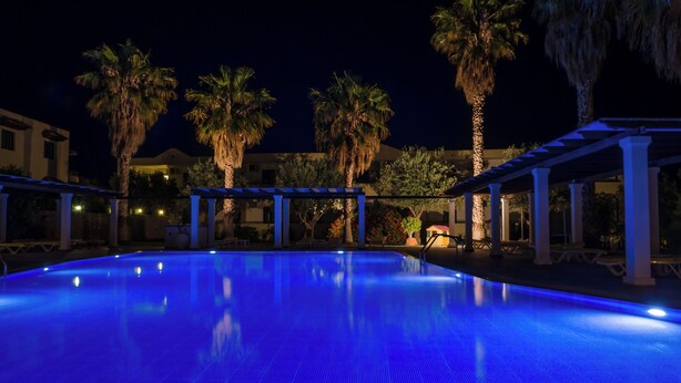Seasonal outdoor pool, open 8:00 AM to 8:00 PM, sun loungers - Pefkos Village Resort (Rhodes)
