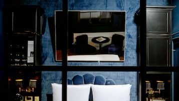 Ropa de cama de alta calidad y minibar