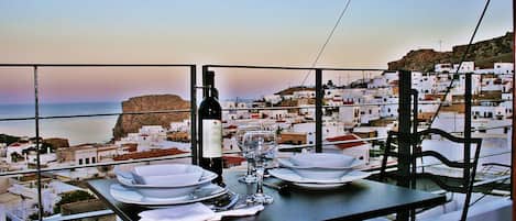 Junior Double Room, Balcony, Sea View | Balcony