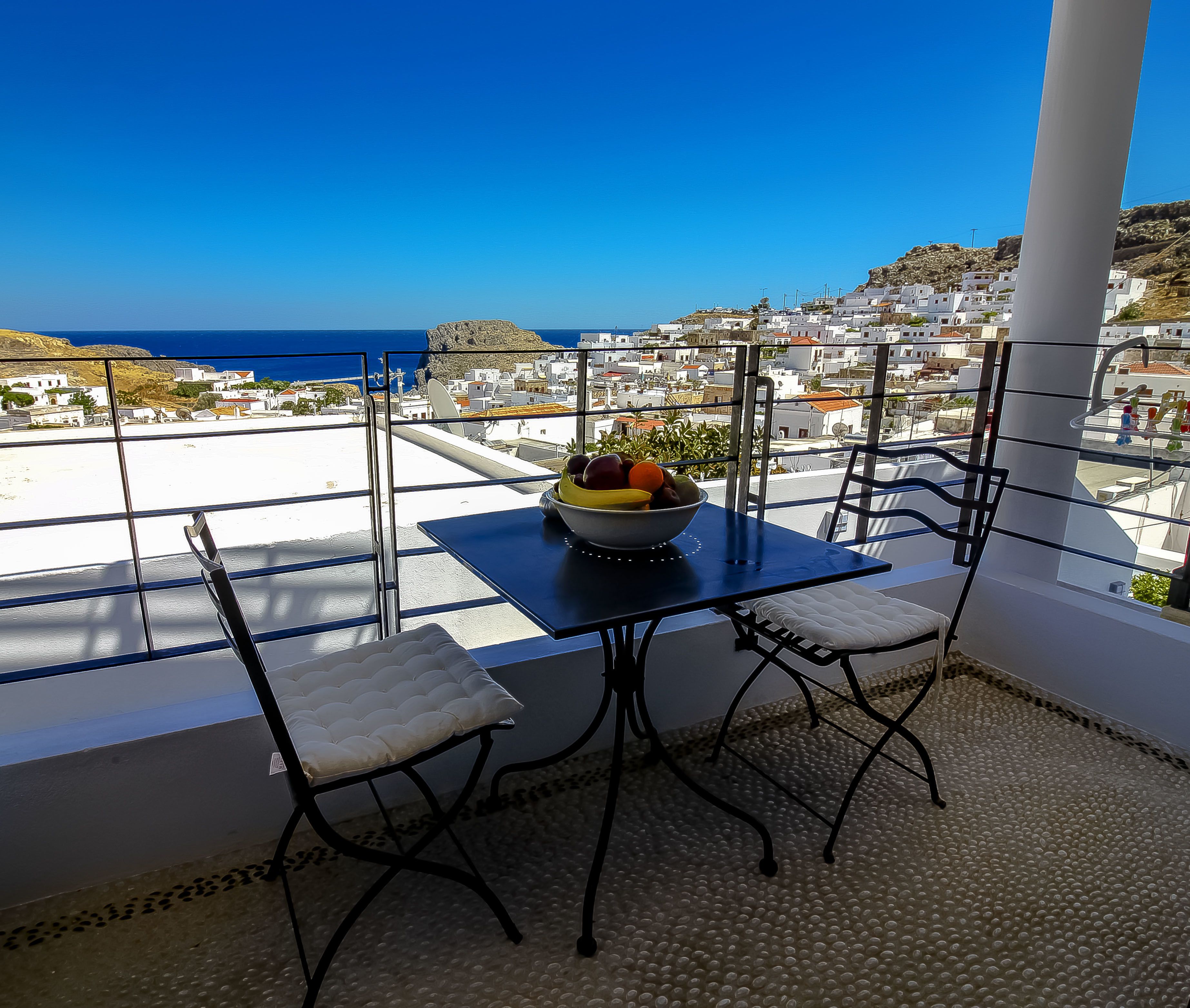 Deluxe-Apartment, 1 Schlafzimmer, Balkon, Meerblick | Balkon