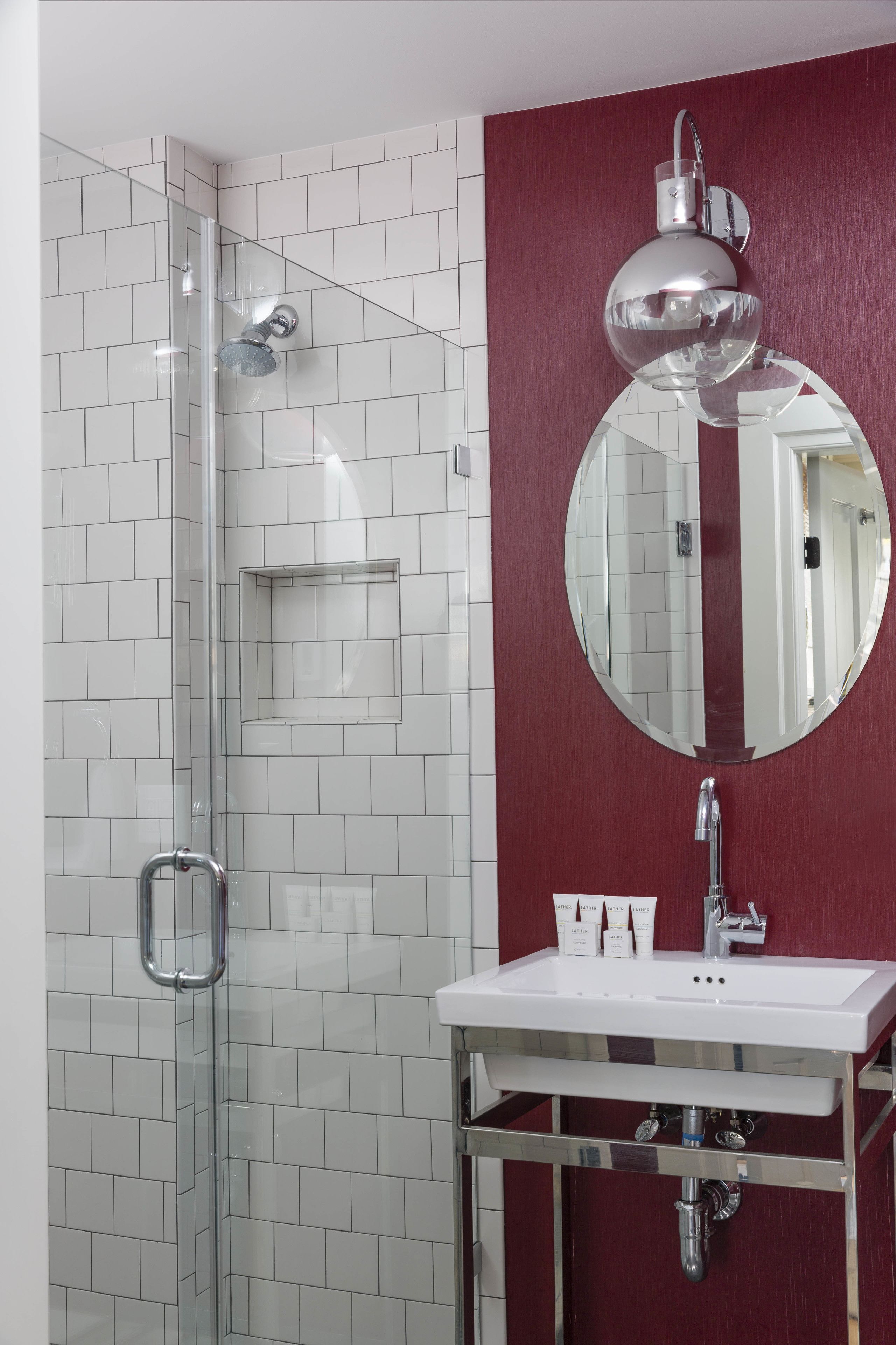 deluxe double room, 1 king bed with sofa bed | bathroom | hair dryer, bathrobes, heated floors, towels