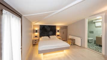 Studio Suite, Terrace | Cadar kapas Mesir, peralatan tempat tidur premium, gebar bulu kapas