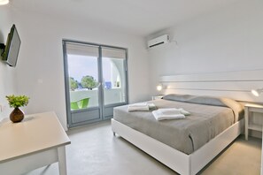 1 slaapkamer, hypoallergeen beddengoed, pillowtop-bedden