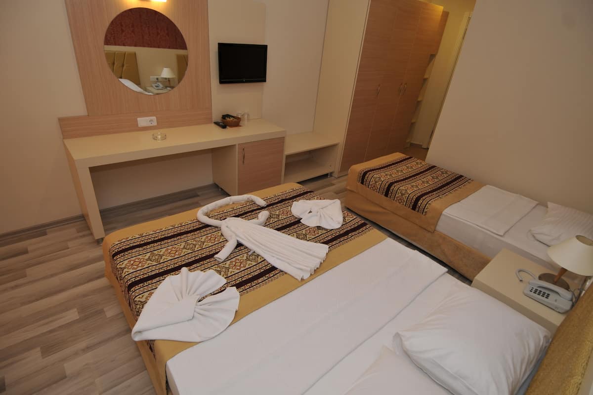 Een minibar, een kluis op de kamer, gratis babybedden, wifi