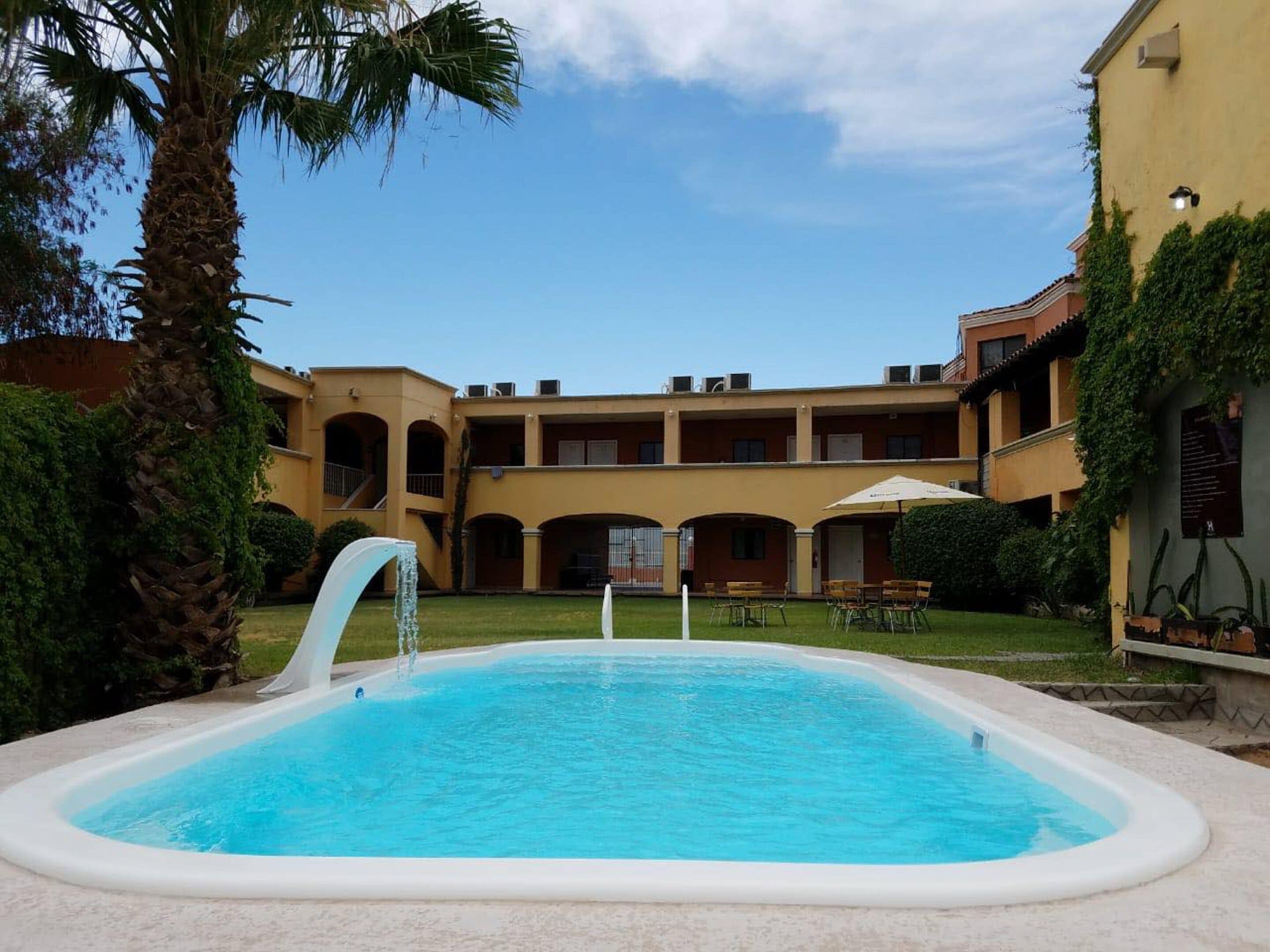 Voorkant van accommodatie