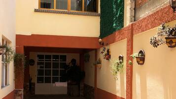 Interior entrance