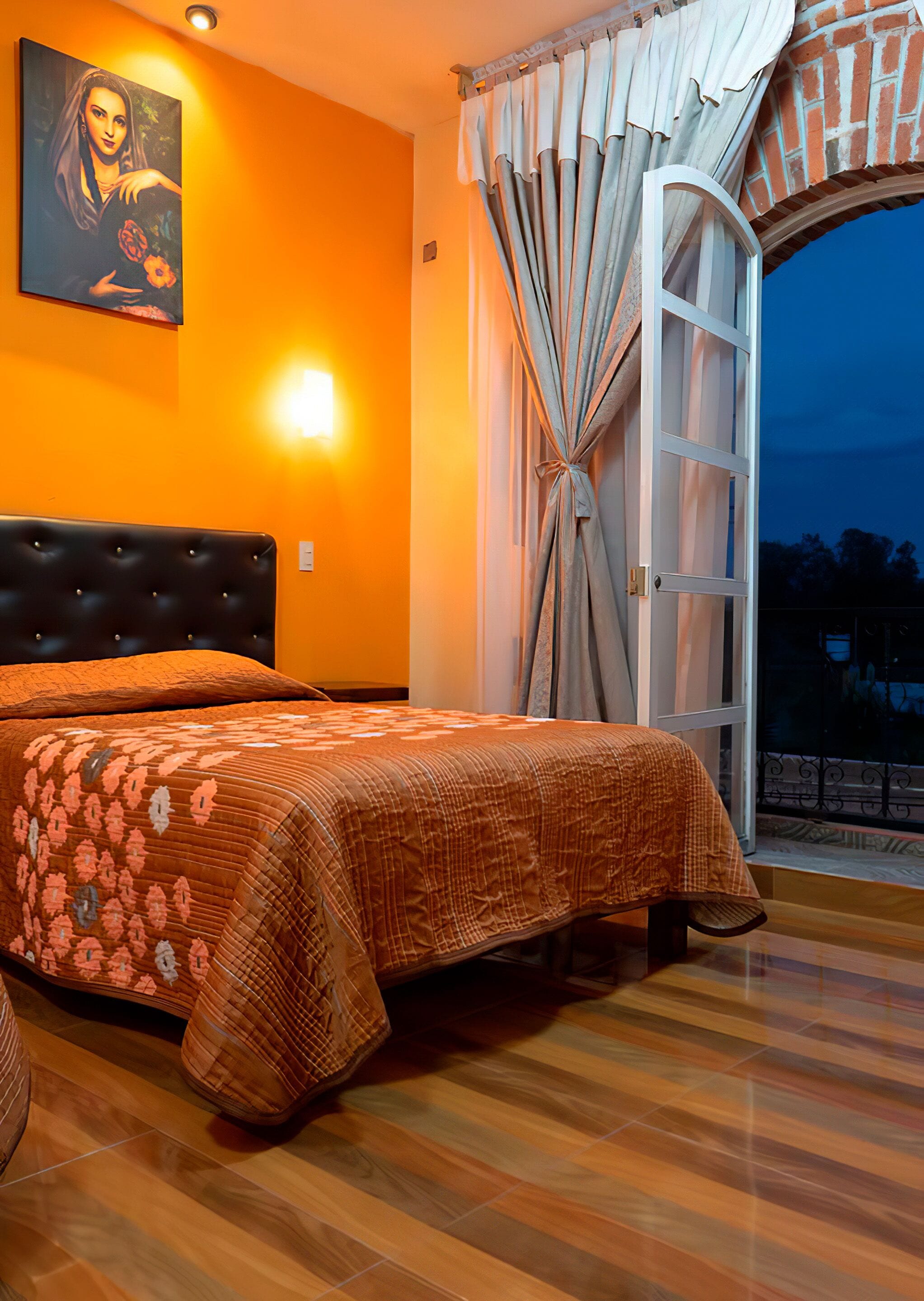 Kamar Quadruple Standar, 2 Tempat Tidur Double | Setrika/meja setrika, Wi-Fi gratis, dan seprai linen