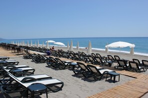 Plage privée, bar de plage