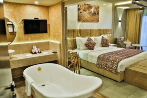 In-room safe, blackout drapes, iron/ironing board