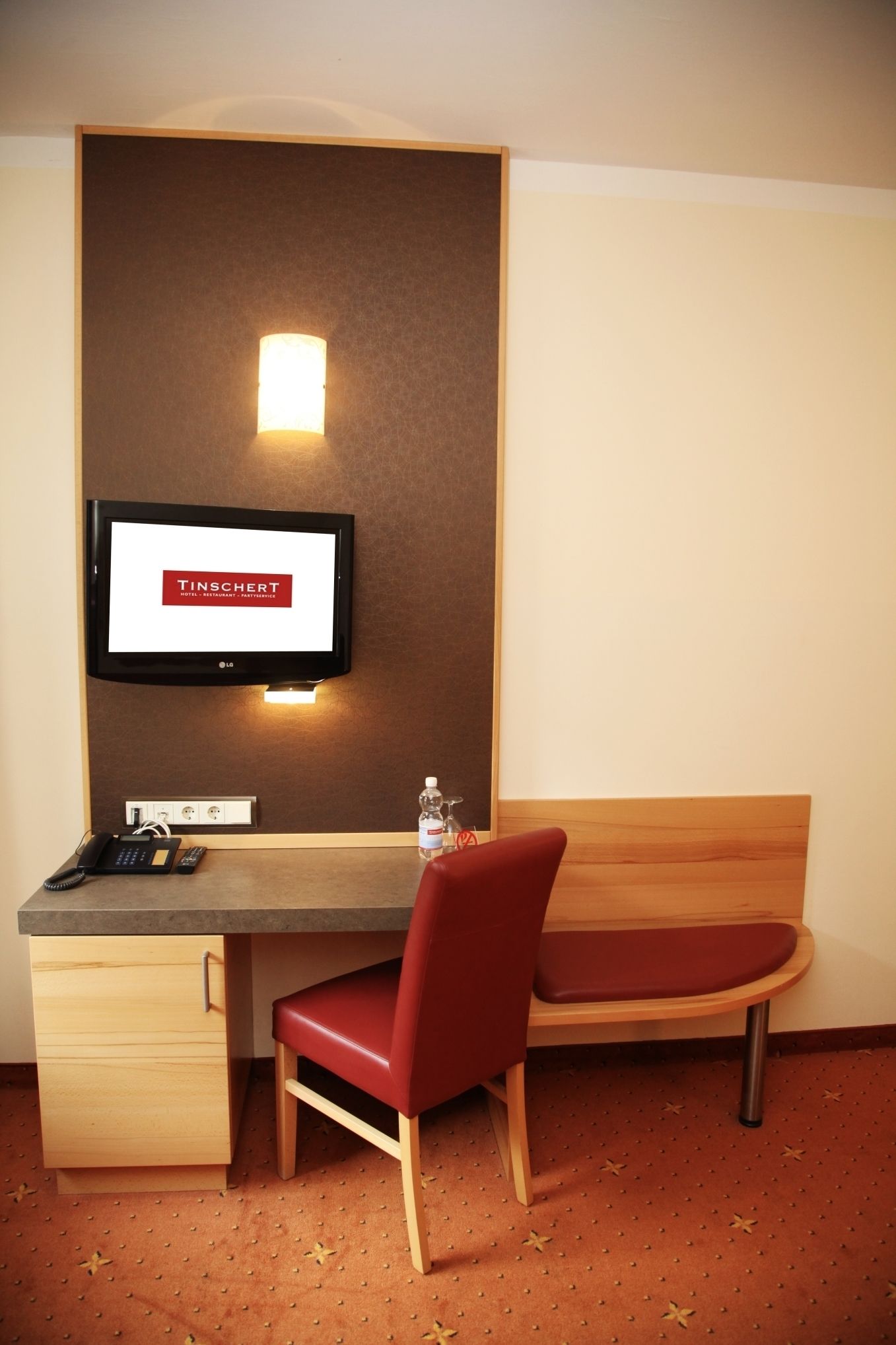 double or twin room (haupthaus) | in-room safe, desk, laptop workspace, soundproofing
