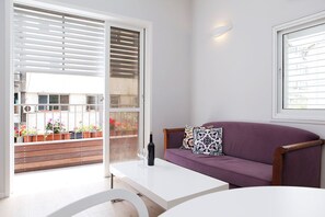 Apartment, 2 Bedrooms | Living room | Flat-screen TV - Marmorek Tel aviv (Tel Aviv)
