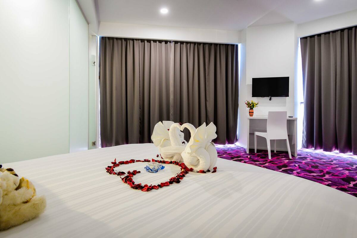 Suite ejecutiva, 1 cama King size | Ropa de cama de alta calidad, minibar y escritorio 