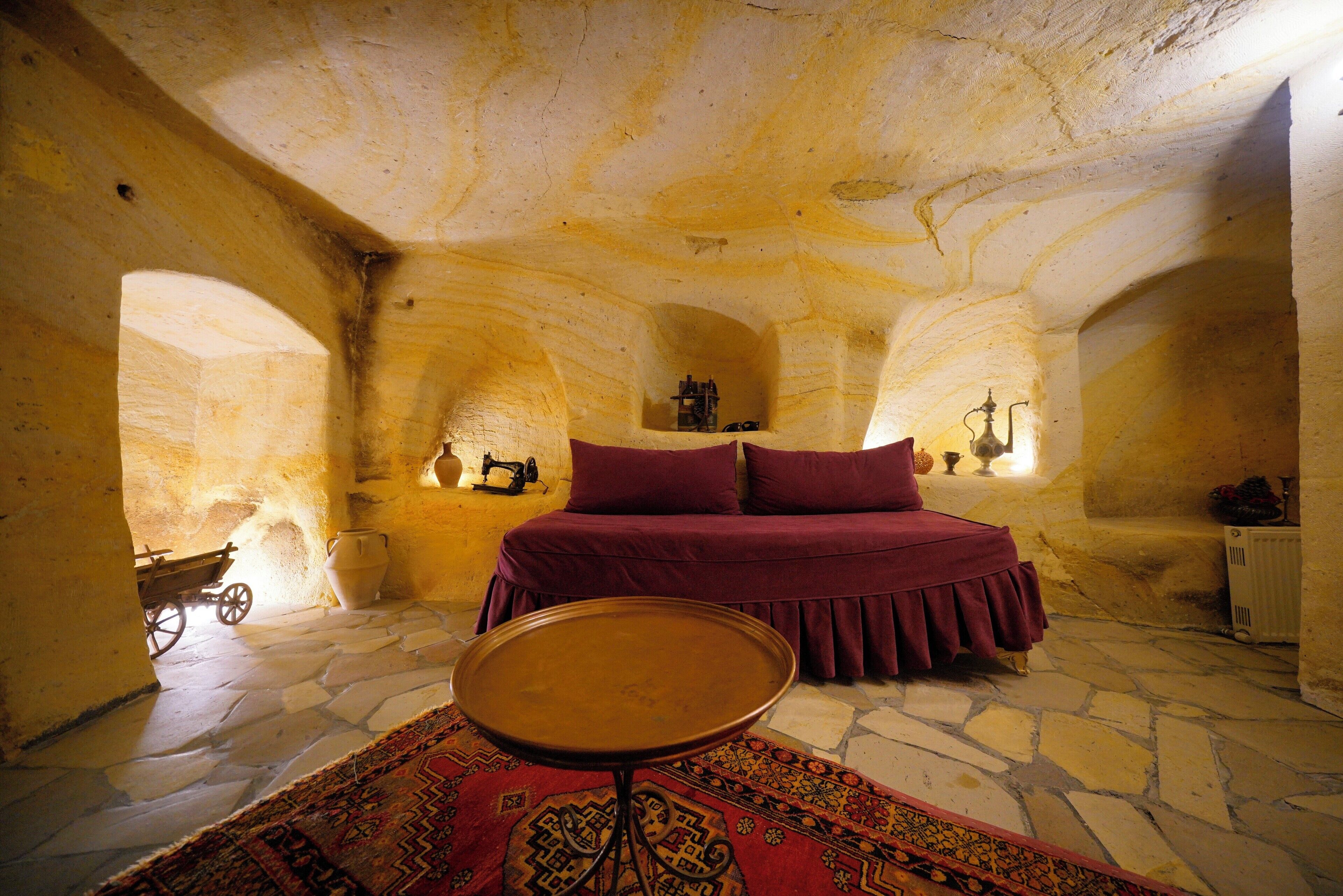 family suite (turkish bath) | living area | tv, toys, heated floors