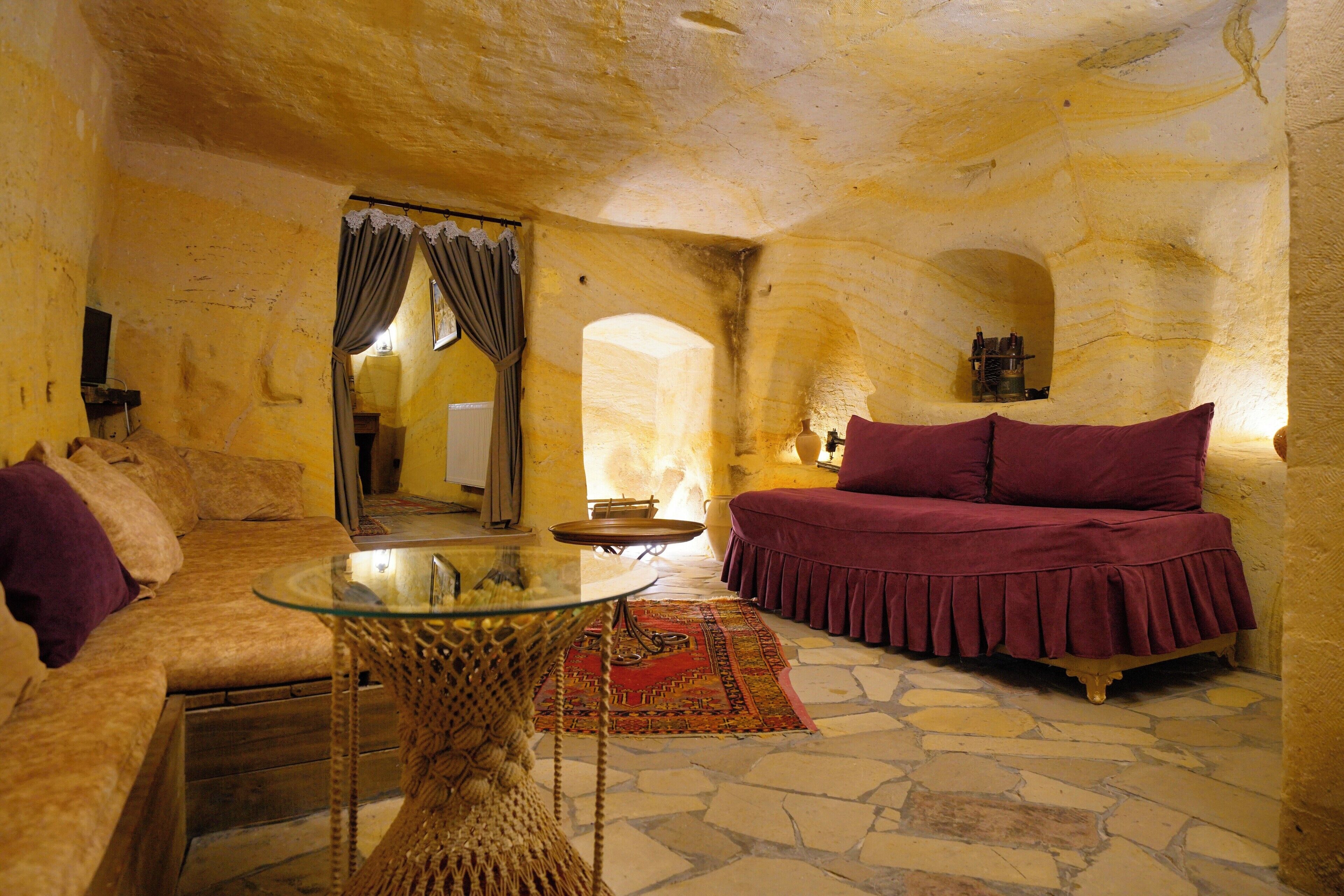 family suite (turkish bath) | living area | tv, toys, heated floors