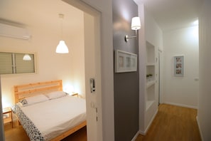 Apartment, 1 Bedroom (Arlozerov near the beach) | 1 bedroom, in-room safe, blackout curtains, iron/ironing board - Arlozerov Bat Yam (Bat Yam)