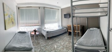 Free WiFi, bed sheets