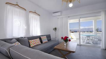 Een flatscreentelevisie