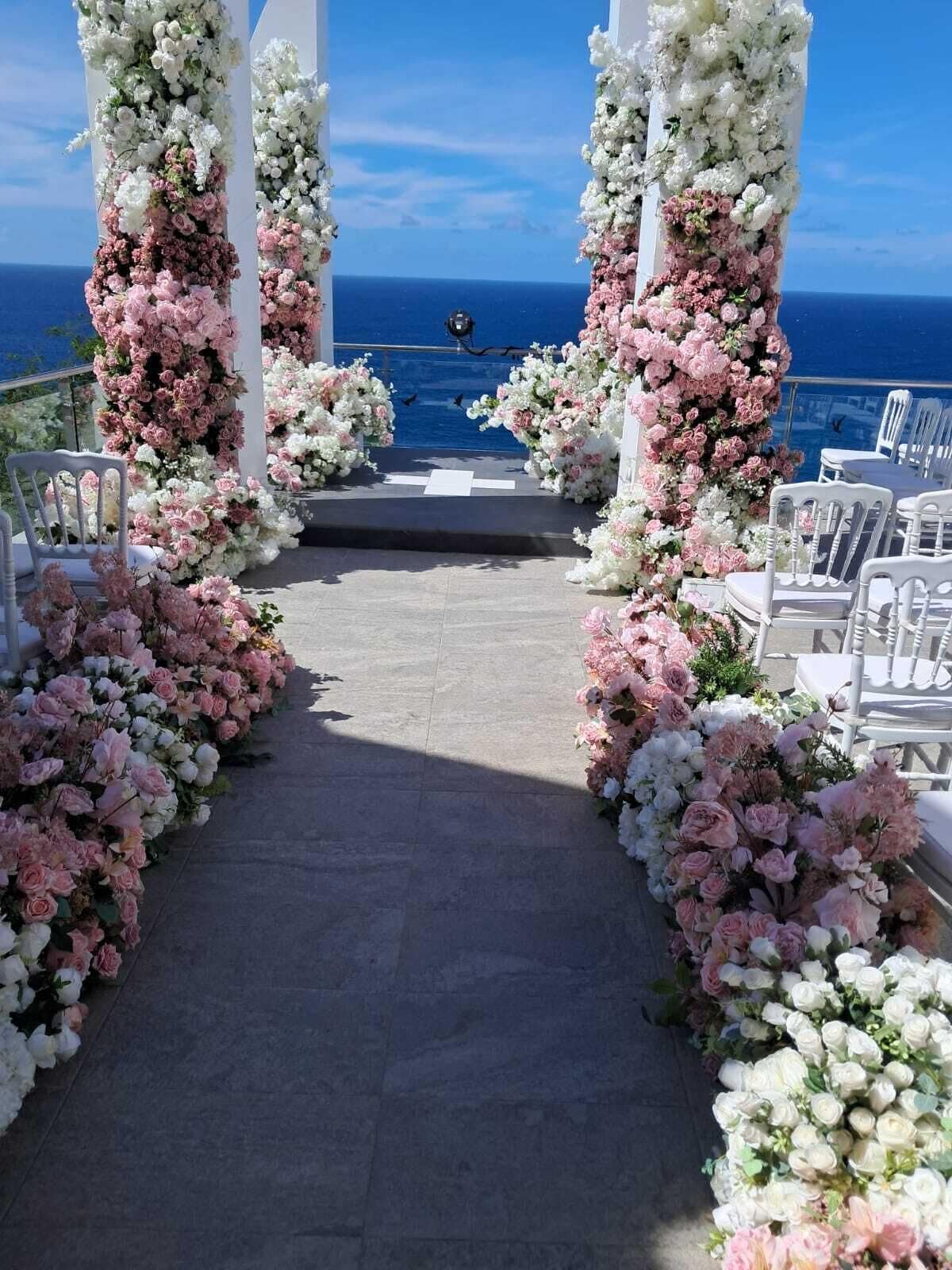 Área de bodas al aire libre