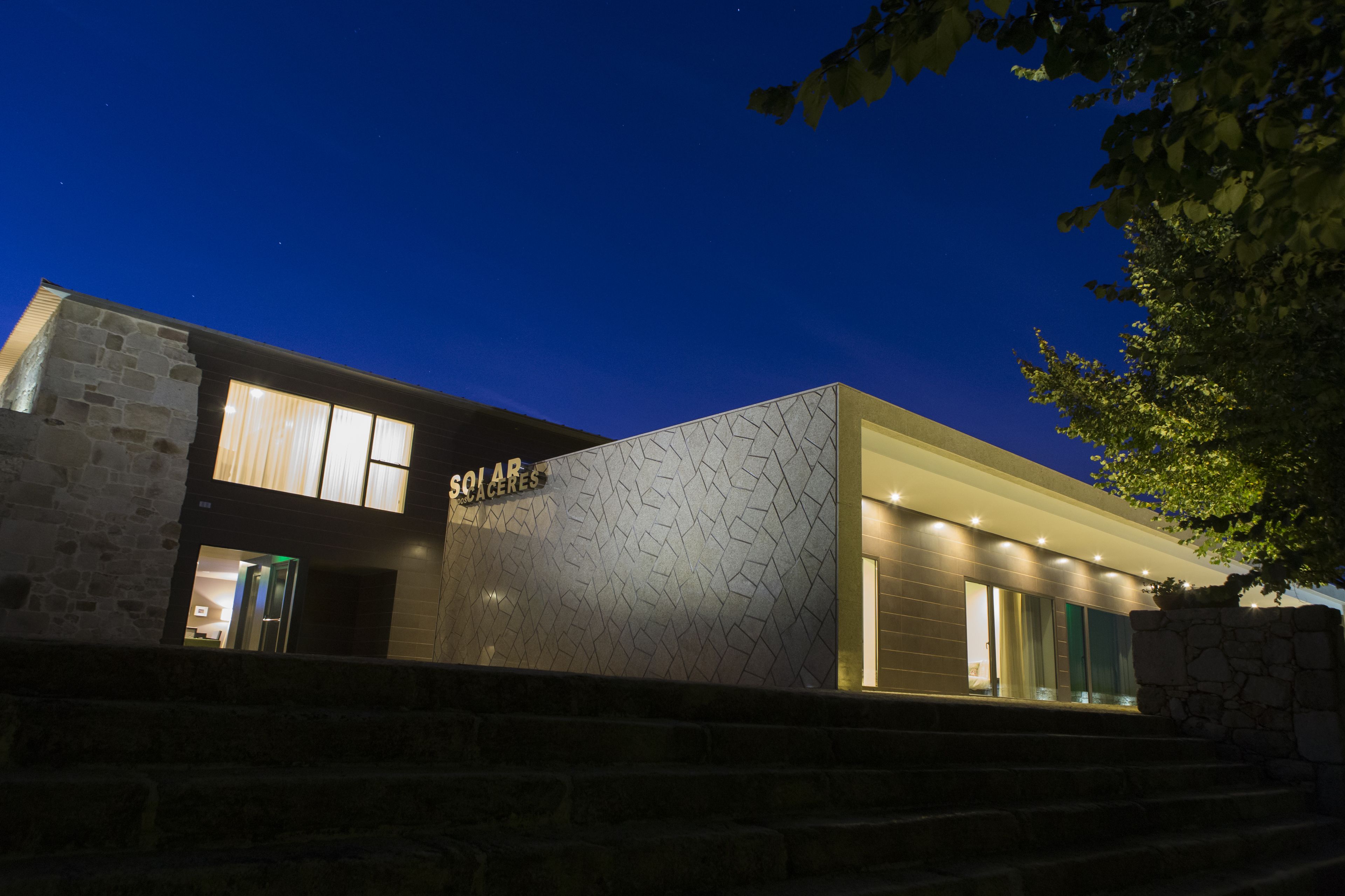 Front of property - evening/night